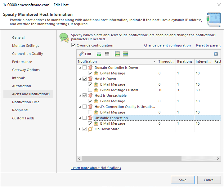 Free Ping Monitor with Email Alerts - EMCO Ping Monitor